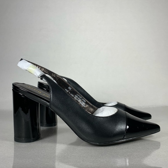 NIB David Tate Women’s Genesis Slingback Pointy Toe Heel in Black Sz 9M - Picture 11 of 11